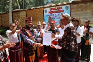 Muhammad Rudi Dinobatkan sebagai Keluarga Besar Flores