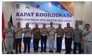 Jasa Raharja Kepri Gelar Rakor Keselamatan Lalu Lintas, Sebagai Upaya Turunkan Angka Kecelakaan di Kepri