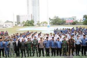 Upacara 17 Hari Bulan 2022, Amsakar Momentum Tingkatkan Koordinasi antar Forkopimda