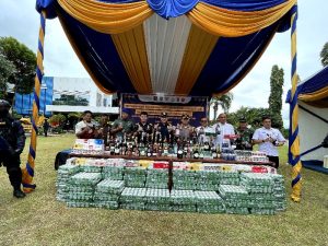 Bea Cukai Batam Musnahkan Rokok dan Mikol Ilegal Senilai Rp 10,01 Miliar