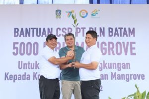 Peduli Lingkungan, PLN Batam Tanam 5.000 Bibit Mangrove di Hutan Mangrove Tanjung Piayu