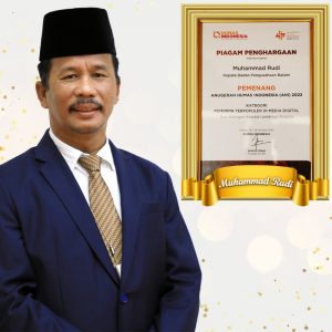 Muhammad Rudi dan BP Batam Raih Anugerah Terpopuler AHI 2022