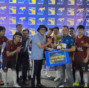 PLN Batam Juarai Turnamen Futsal BP Batam 2022