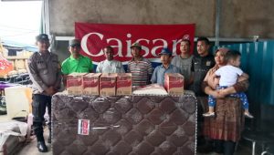 Pabrik Caisar Spring Bed Hadir Meringankan Beban Korban Kebakaran Kios Seken Sengkuang