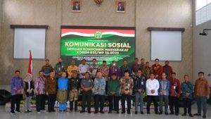 Anggota DPRD Kepri Bobby Jayanto Hadiri Kegiatan Komsos di Makorem 033 Wira Pratama