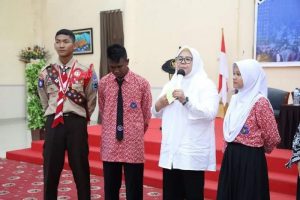 Bertemu Wagub Marlin, Para Pelajar di Natuna Sampaikan Cita-cita Ingin Jadi TNI