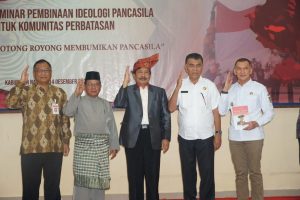 Seminar Ideologi Pancasila untuk Komunitas Perbatasan, Rodhial Huda Ingatkan Pentingnya Ideologi Pancasila Dalam Kehidupan Bernegara