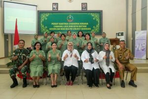 Marlin Buka Pelatihan Tata Rias Bersama Persit Kartika Chandra Kirana Kodim 0316 Batam