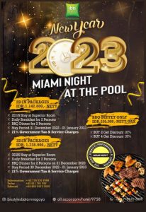 ibis Styles Batam Nagoya Gelar Party Malam Pergantian Tahun, Usung Tema Miami Night at the Pool