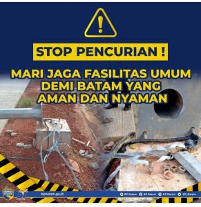 Kabel Listrik Pedestrian Dijarah, BP Batam Taksir Kerugian Hingga Ratusan Juta