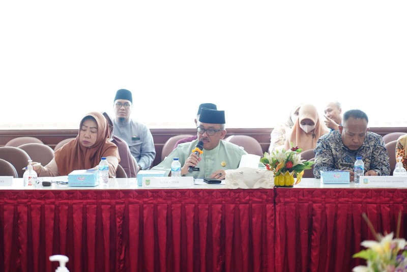 Jefridin Sambut Baik Pembahasan Tindak Lanjut LHP Kinerja Tematik oleh BPK Perwakilan Kepri