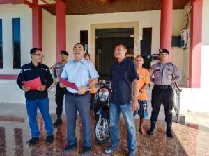 Satreskrim Polres Natuna Amankan Pelaku Penggelapan Motor Rental