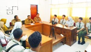 Delapan Siswa SMKN 3 Anambas Magang di Diskominfo Natuna