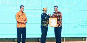 Wan Siswandi Terima Penghargaan Lencana Bakti Desa Pertama dari Kementerian Desa PDTT RI
