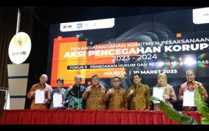 BP Batam Teken Komitmen Pelaksanaan Aksi Pencegahan Korupsi Bersama 18 Kementerian Lembaga