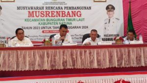 Ketua DPRD Natuna, Daeng Amhar Hadiri Musrenbang Kecamatan Bunguran Timur Laut