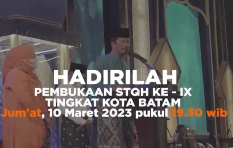 Selawat Dewi Hajar Meriahkan STQH IX Kota Batam, Besok Malam di Lapangan Usman Harun Tanjungpiayu