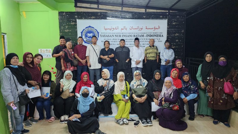 Wisatawan Singapura Kunjungi Yayasan Nur Insani Batam, Do’a Bersama Jelang  Puasa Ramadan