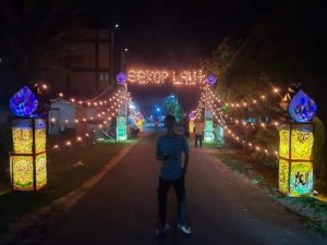 Warga Sekop Laut Ramaikan Tradisi Likuran di Dabo Singkep