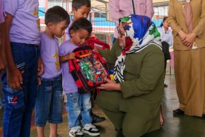 Antusiasme Anak-anak TK Kalam Kudus II Sambut Bunda Marlin