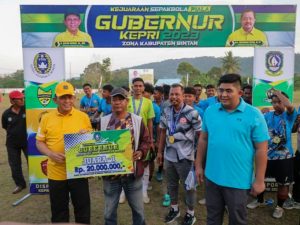 Bintan Muda FC Juarai Piala Gubernur Kepri, Ansar Ahmad: Selanjutnya di Lingga