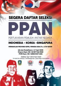 Gubernur Ansar Ajak Pemuda Pemudi Kepri Ikuti Seleksi PPAN