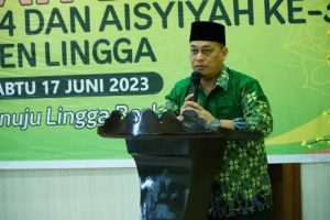 Bupati Nizar Hadiri Musda Muhammadiyah ke-4 Kabupaten Lingga