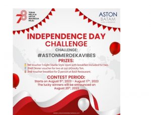 Meriahkan Hari Kemerdekaan, Aston Batam Hotel Gelar Instagram Challenge, Cek Caranya di Sini