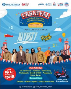 Cernival Bank Indonesia Kepri di One Batam Mall Disambut Antusias Masyarakat, Dimeriahkan Band Nidji