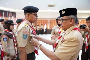Lantik Pengurus Dewan Kerja Cabang Gerakan Pramuka Kota Batam, Jefridin: Pramuka Ladang Pengabdian
