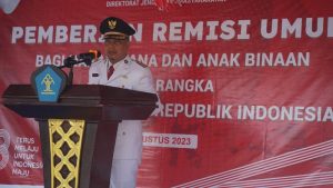 HUT RI ke-78, Bupati Nizar Serahkan Remisi di Lapas Dabo Singkep