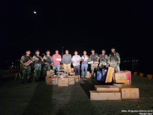 Satgas Hanlan LNU Batalyon Komposit 1/ Gardapati Natuna Gagalkan Penyelundupan 1.224 Slop Rokok Ilegal