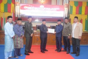 DPRD Kabupaten Lingga Gelar Rapat Paripurna Penyampaian Nota Keuangan dan RAPBD Perubahan Tahun 2023
