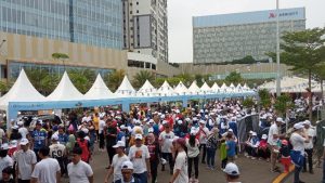 Serunya Jalan Santai Bersama Bank Indonesia Kepri di Perhelatan GMP 2023