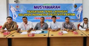 Aklamasi, Toto Sumito Pimpin Pelti Kota Batam 2023-2028