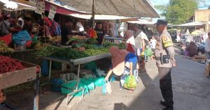 Datang ke Pasar, Polsek Bengkong Imbau Waspadai Hipnotis dan Copet
