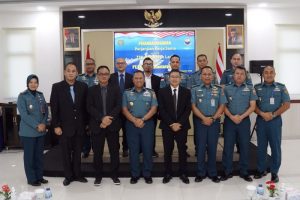 Lantamal IV Batam Hadiri Perjanjian Kerja Sama Pendalaman Alur Laut Pangkalan Lanal TBK
