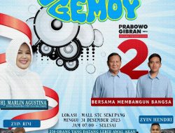 TKD Prabowo-Gibran Kepri Gelar Zumba Gemoy