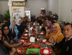 Bentuk Apresiasi, Danlanud RHF Tanjungpinang Kolonel Pnb Andi Nur Abadi Ajak Pengurus PWI Kepri Makan Siang Bersama
