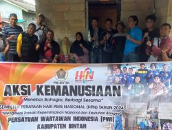 Sampena HPN 2024, PWI Bintan Renovasi Rumah Warga Kurang Mampu