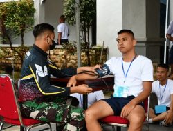 Calon Prajurit AL Jalani Tes Kesehatan di Panda Lantamal IV Batam