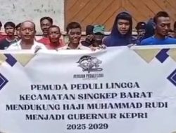 Makin Menyala, Pemuda dan Buruh Lingga Deklarasi Terbuka Dukung Muhammad Rudi