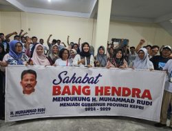 Tanjungpinang Bergerak, Sahabat Hendra Jaya Siap Dukung Perjuangan H. Muhammad Rudi