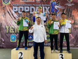 Batam Sapu Emas Cabor Tenis Lapangan Popda Kepri
