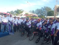PWI Kepri Bersama BFB Ikut Meriahkan Funbike Kemerdekaan Gebyar Melayu Pesisir 2024