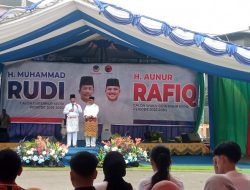 Diantar Ribuan Pendukung, Pasangan Rudi-Rafiq Resmi Daftar ke KPU Kepri