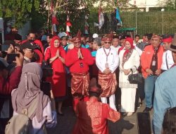 Ribuan Pendukung Antarkan Nuryanto – Hardi S Hood Daftarkan Diri ke KPU Batam