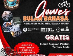 Ikuti Gowes Bulan Bahasa di Batam, 700 Pendaftar Pertama Dapat Jersey GRATIS