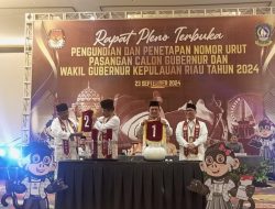 Kekompakan Rudi-Rafiq Terlihat di Pengundian Nomor Urut, Rafiq Diberikan Kesempatan Memberikan Sambutan
