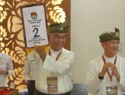 Pasangan Wan Siswandi-Rodhial Huda Raih Nomor Urut 2 di Pilkada Natuna